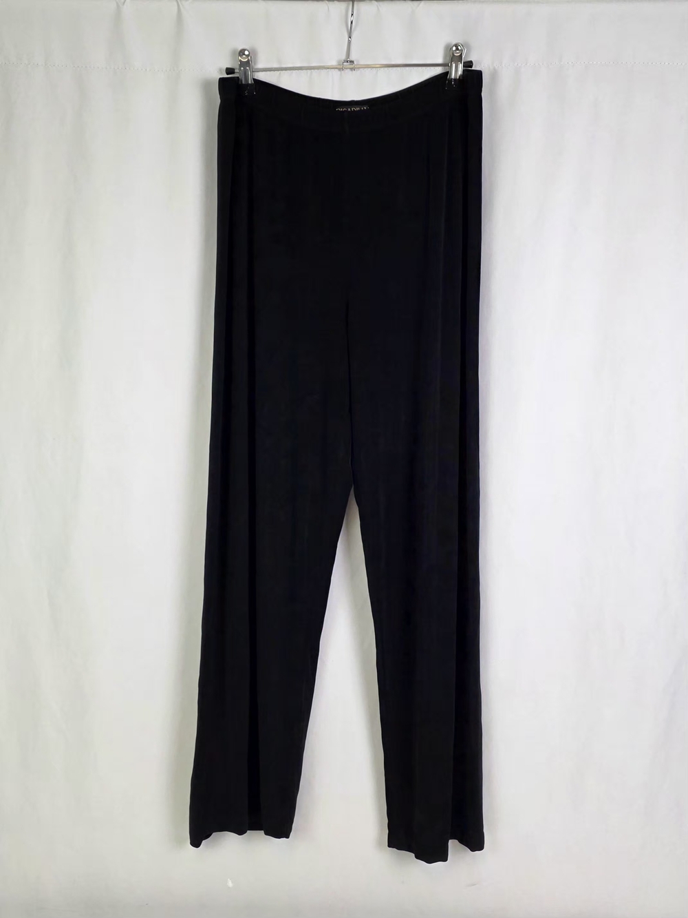 Picadilly Fashion Black Women's Wide-Leg Pull-On Pants Size M